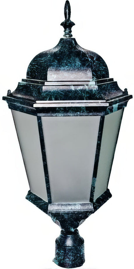 Dabmar Lighting GM235-L30-65K-VG-FR verde green outdoor post light fixture