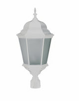 Dabmar Lighting GM235-W-FR white outdoor post light fixture