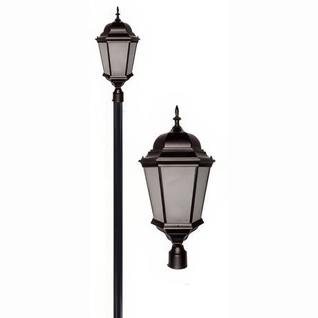Dabmar Lighting GM2351-B-FR black post light & pole