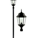 Dabmar Lighting GM2351-B black post light & pole