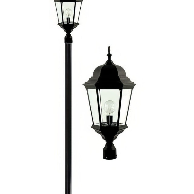 Dabmar Lighting GM2351-B black post light & pole