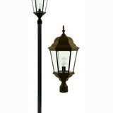 Dabmar Lighting GM2351-BZ bronze post light & pole