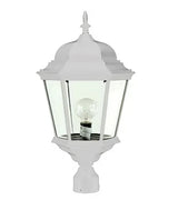 Dabmar Lighting GM2351-L20-30K-W white post light & pole