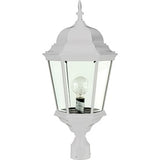 Dabmar Lighting GM2353-L60-30K-W white post light & pole
