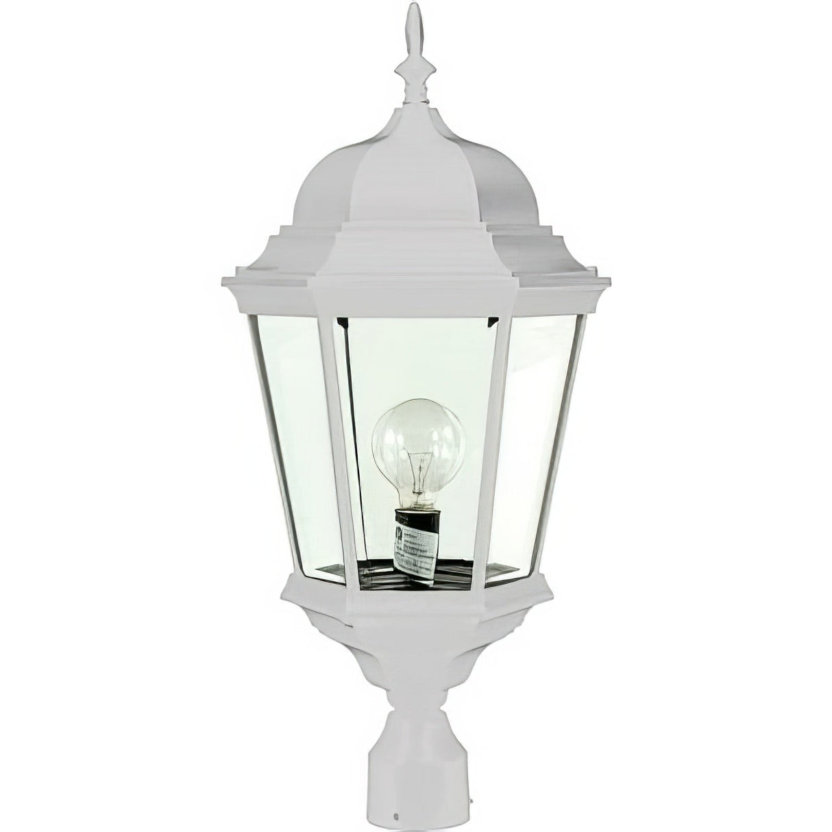 Dabmar Lighting GM2353-W white post light & pole