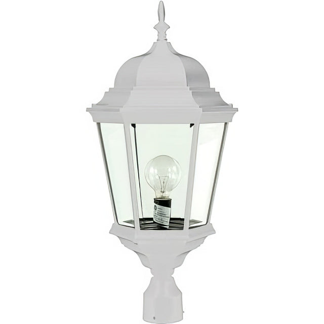 Dabmar Lighting GM2353-W white post light & pole