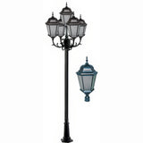 Dabmar Lighting GM2355-L100-30K-VG-FR verde green post light & pole