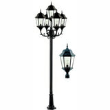 Dabmar Lighting GM2355-L100-50K-VG verde green post light & pole