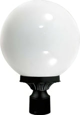 Dabmar Lighting GM240-L6-30K-B black outdoor post light fixture