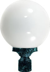Dabmar Lighting GM240-L6-30K-VG verde green outdoor post light fixture