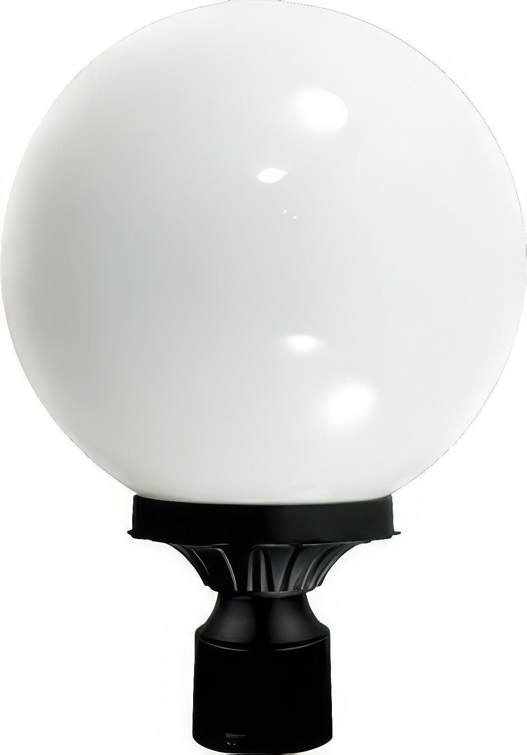 Dabmar Lighting GM240-L6-RGBW-B outdoor post light fixture, front view