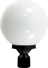 Dabmar Lighting GM240-L6-RGBW-B outdoor post light fixture, front view