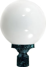 Dabmar Lighting GM240-L6-RGBW-VG outdoor post light fixture in polished brass, additional view
