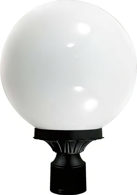 Dabmar Lighting GM240-L9-27K-B black outdoor post light fixture