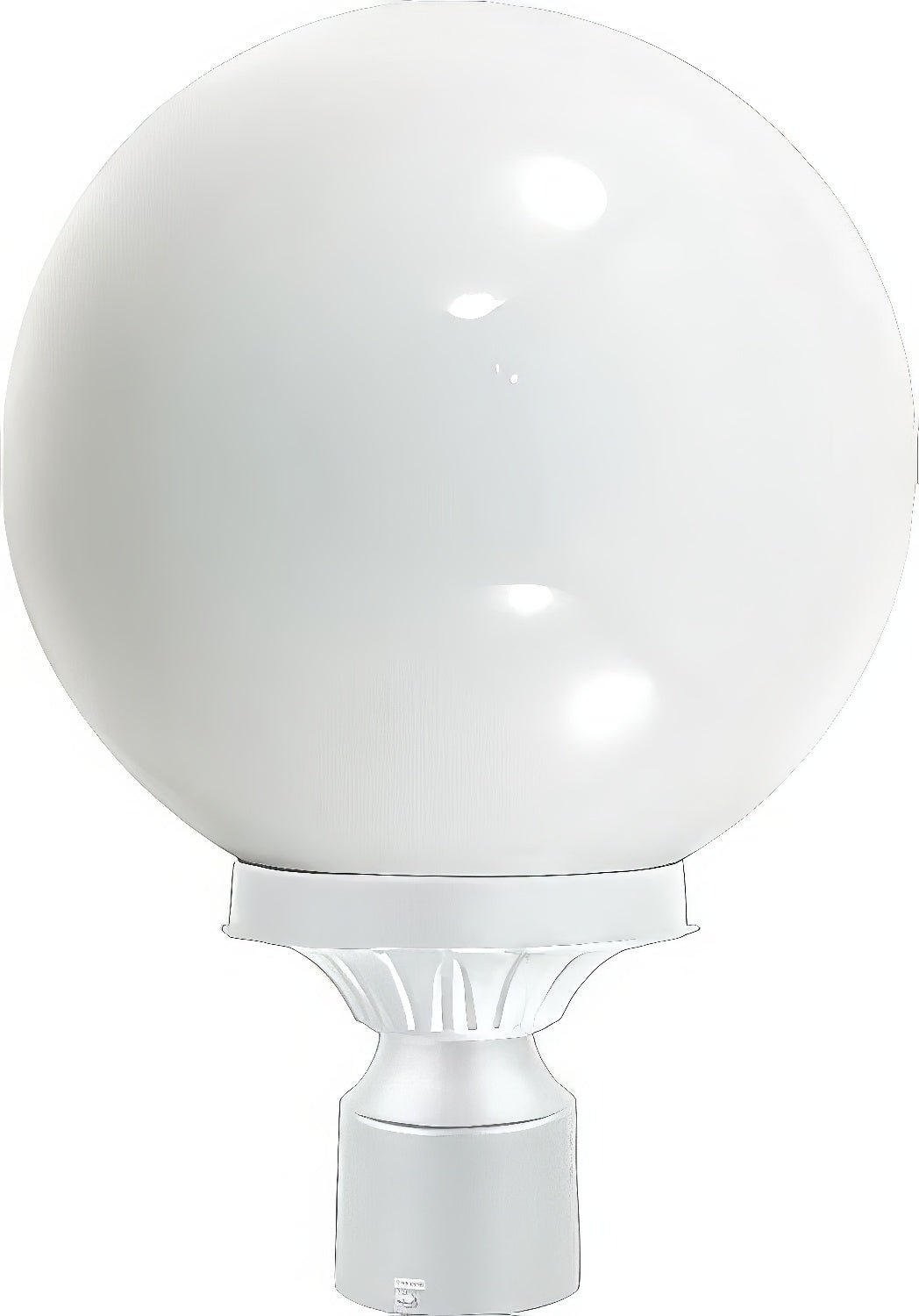 Dabmar Lighting GM240-L9-27K-W white outdoor post light fixture