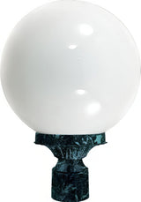 Dabmar Lighting GM240-L9-40K-VG verde green outdoor post light fixture