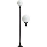 Dabmar Lighting GM2401-B black post light fixture
