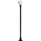 Dabmar Lighting GM2401-L18-30K-W white post light & pole