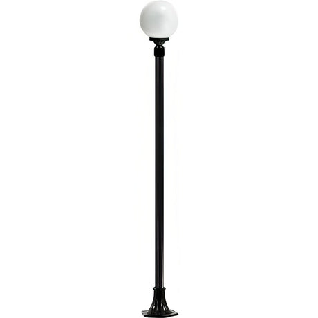 Dabmar Lighting GM2401-L18-30K-W white post light & pole