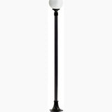 Dabmar Lighting GM2401-L6-30K-B black post light & pole