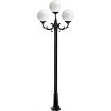 Dabmar Lighting GM2403-L54-30K-W white post light & pole