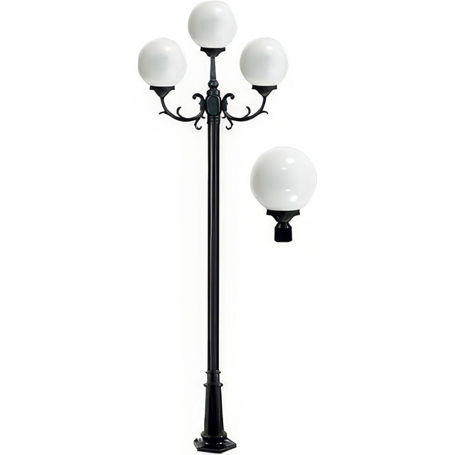 Dabmar Lighting GM2403-LED16-B black post light fixture
