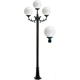 Dabmar Lighting GM2403-LED16-VG verde green post light fixture