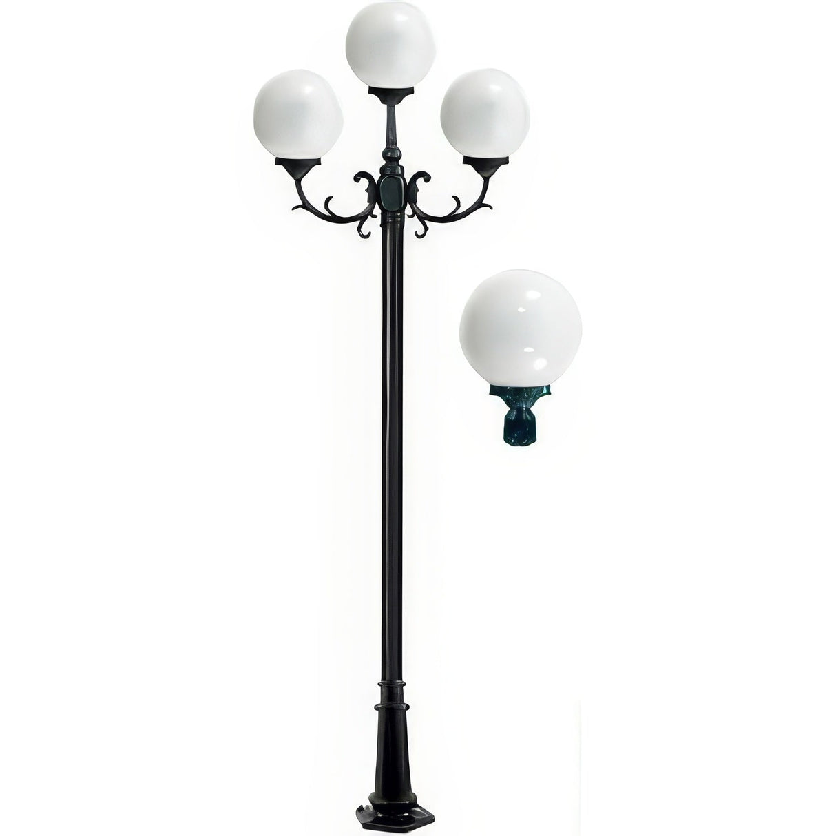 Dabmar Lighting GM2403-VG verde green post light fixture