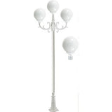 Dabmar Lighting GM2403-W white post light fixture