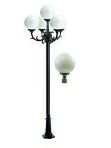 Dabmar Lighting GM2405-BZ bronze post light fixture
