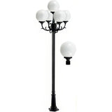 Dabmar Lighting GM2405-LED16-B black post light fixture