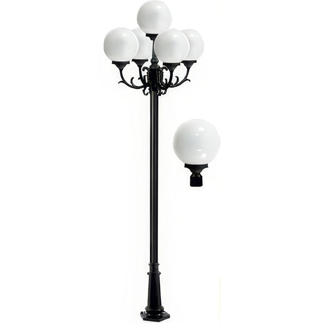 Dabmar Lighting GM2405-LED16-B black post light fixture