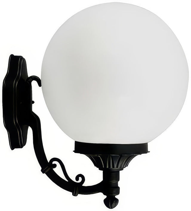 Dabmar Lighting GM245-L12-RGBW-B black outdoor wall light fixture