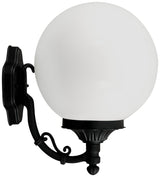 Dabmar Lighting GM245-L18-65K-B black outdoor wall light fixture