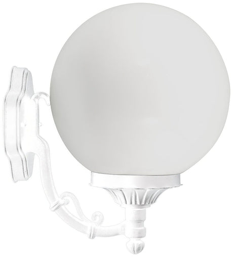 Dabmar Lighting GM245-L18-65K-W white outdoor wall light fixture