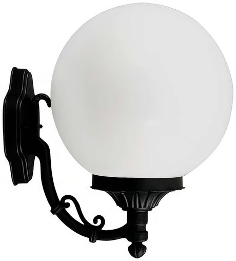 Dabmar Lighting GM245-L9-40K-B black outdoor wall light fixture