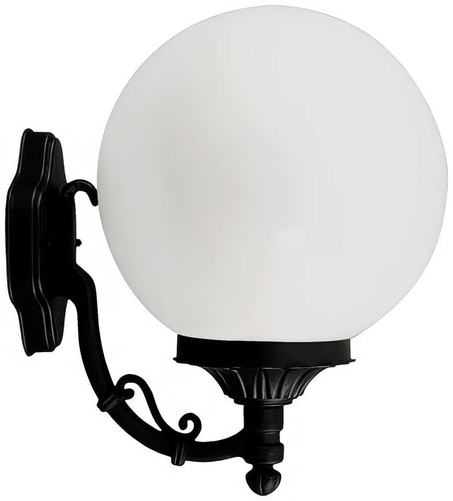 Dabmar Lighting GM245-L9-40K-B black outdoor wall light fixture