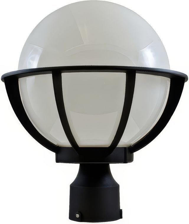 Dabmar Lighting GM260-L18-65K-B black outdoor post light fixture