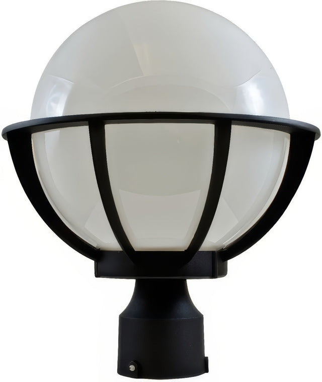 Dabmar Lighting GM260-L6-60K-B black outdoor post light fixture