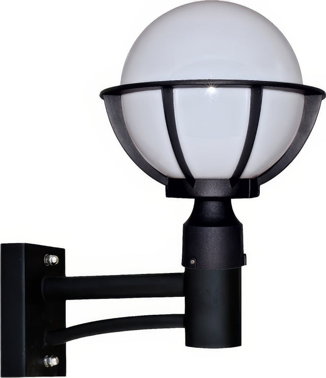 Dabmar Lighting GM265-L18-30K-B black outdoor wall light fixture