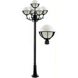 Dabmar Lighting GM2681-B black post light fixture