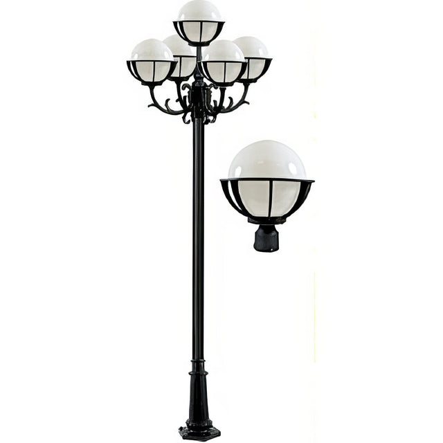 Dabmar Lighting GM2682-B black post light fixture
