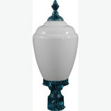 Dabmar Lighting GM285-L18-30K-VG verde green outdoor post light fixture