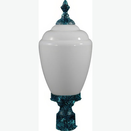 Dabmar Lighting GM285-L18-30K-VG verde green outdoor post light fixture