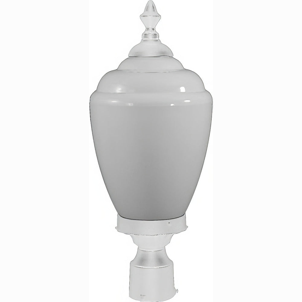 Dabmar Lighting GM285-L18-30K-W white outdoor post light fixture