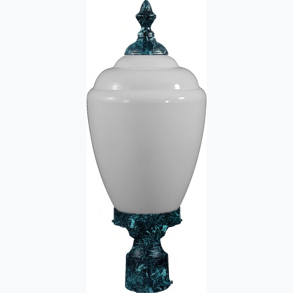 Dabmar Lighting GM285-L6-30K-VG verde green outdoor post light fixture