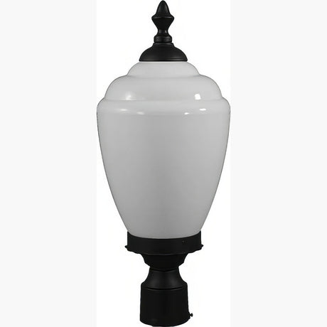 Dabmar Lighting GM285-L6-60K-B black outdoor post light fixture