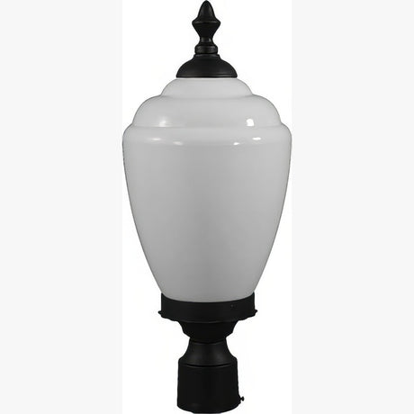 Dabmar Lighting GM285-L6-RGBW-B black outdoor post light fixture