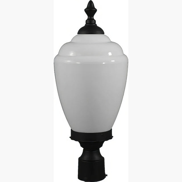 Dabmar Lighting GM285-L9-27K-B black outdoor post light fixture