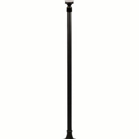 Dabmar Lighting GM2851-L6-60K-B black post light & pole